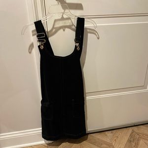 New Without Tags Black Modcloth Overall Dress